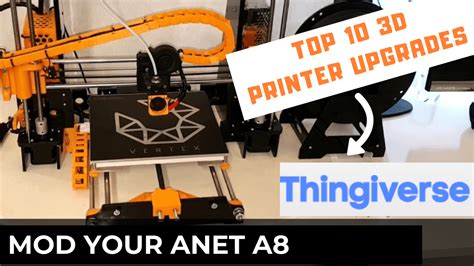 Top 10 Anet A8 Upgrades on Thingiverse 